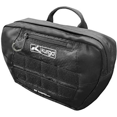Kurgo RSG Pack Fietstas, Wordt bevestigd aan RSG Harnassen en Active Utility Belt, Duurzaam, MOLLE Compatible, Zwart Kurgo RSG Pack Fietstas, Wordt bevestigd aan RSG Harnassen en Active Utility Belt, Duurzaam, MOLLE Compatible, Zwart