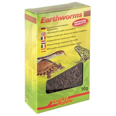 Lucky Reptile Earthworms 10 g, pak van 2 (2 x 10 g) Lucky Reptile Earthworms 10 g, pak van 2 (2 x 10 g)