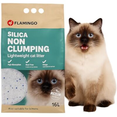 Flamingo Kattenbakvulling 16L voor 18 WEKEN Medium ook geschikt voor kittens absorbeert snel Flamingo Kattenbakvulling 16L voor 18 WEKEN Medium ook geschikt voor kittens absorbeert snel