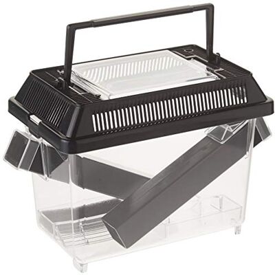 Exo Terra Exo Terrra Cricket Pen, houder met dispenserbuizen, onderhoudsset voor grillen, klein, 18 x 14 x 11 cm Exo Terra Exo Terrra Cricket Pen, houder met dispenserbuizen, onderhoudsset voor grillen, klein, 18 x 14 x 11 cm