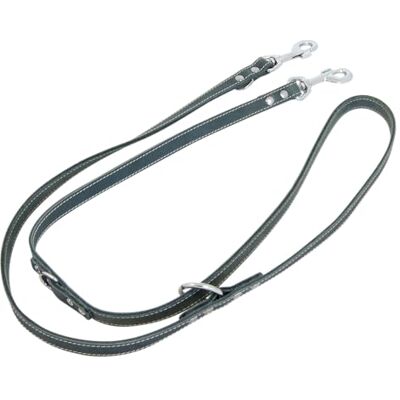 JACK AND VANILLA , Trainingslijn voor honden, model vetleer, kleur grijs, afmetingen 12 mm x 200 cm JACK AND VANILLA , Trainingslijn voor honden, model vetleer, kleur grijs, afmetingen 12 mm x 200 cm