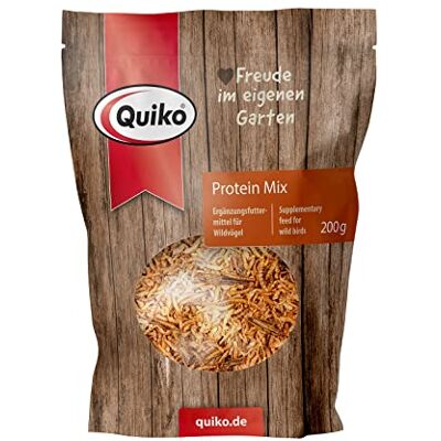 Quiko Protein Mix 200g Wild Bird Food wild bird seed bird seeds for small garden birds Insect Mix for wild birds Quiko Protein Mix 200g Wild Bird Food wild bird seed bird seeds for small garden birds Insect Mix for wild birds