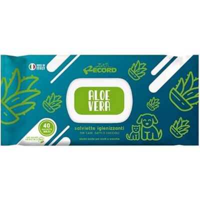 RECORD - Salviette Detergenti con Antibatterico - Aloe Vera RECORD - Salviette Detergenti con Antibatterico - Aloe Vera