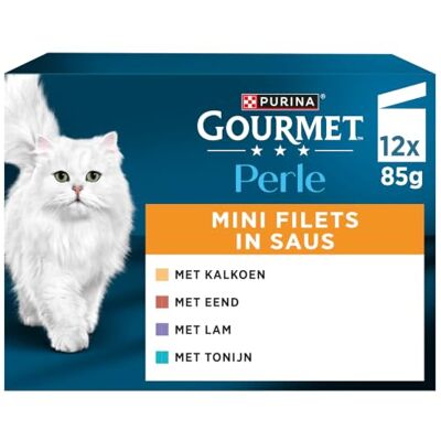 Gourmet Perle Sauce Delight Kip Katten natvoer (48 x 85g) Gourmet Perle Sauce Delight Kip Katten natvoer (48 x 85g)
