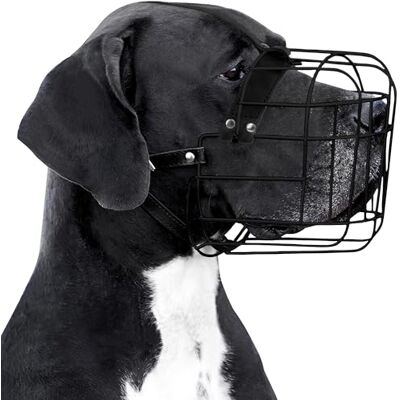 BRONZEDOG Great Dane Dog Muzzle (zwart) BRONZEDOG Great Dane Dog Muzzle (zwart)