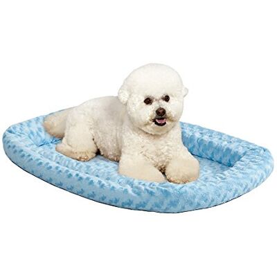 MidWest Homes for Pets Bolster Hondenbed 45,72 cm (18 inch) lang fleece honden- of kattenbed met comfortabele steun; ideaal voor "speelgoed" hondenrassen en past op de meeste 45,72 cm kratten; MidWest Homes for Pets Bolster Hondenbed 45,72 cm (18 inch) lang fleece honden- of kattenbed met comfortabele steun; ideaal voor "speelgoed" hondenrassen en past op de meeste 45,72 cm kratten;
