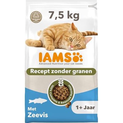 IAMS 7,5 kg Graanvrije Vis voor katten IAMS 7,5 kg Graanvrije Vis voor katten