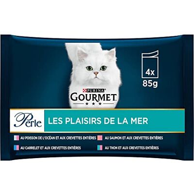 Gourmet Perle Mini Filets Vis Delicatesse 4 x 85 gr Gourmet Perle Mini Filets Vis Delicatesse 4 x 85 gr