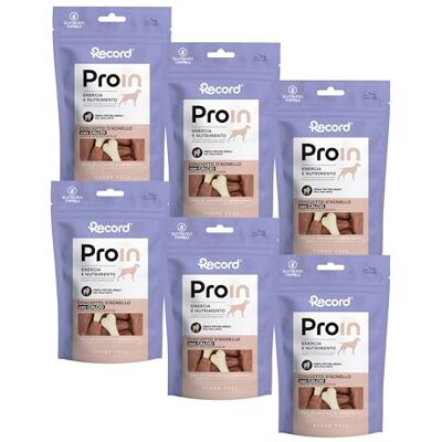 Record Natuurlijke monoproteïne-snack voor honden, lamsvlees met calcium, 6 x 75 g poten met hypoallergeen calcium, grain vrije energie en darmwelzijn, zonder kleurstoffen en suiker Record Natuurlijke monoproteïne-snack voor honden, lamsvlees met calcium, 6 x 75 g poten met hypoallergeen calcium, grain vrije energie en darmwelzijn, zonder kleurstoffen en suiker