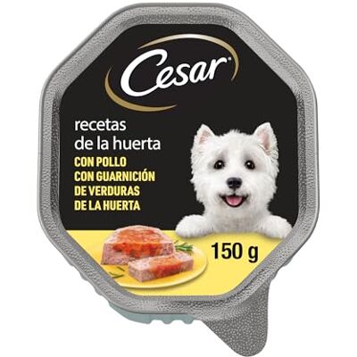Cesar Container voor natvoer voor honden in paté en gelei, recepten uit de tuin (150 g) Cesar Container voor natvoer voor honden in paté en gelei, recepten uit de tuin (150 g)