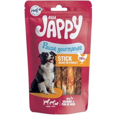 Riga Chick'OS 8 sticks, totaal 80 g kip Riga Chick'OS 8 sticks, totaal 80 g kip