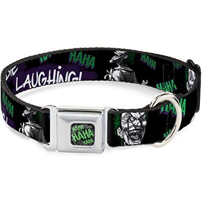 Hondenhalsband Buckle-Down DC-WJK006-L - Zwart/Grijs/Groen - 38-66cm - Huisdierproduct Hondenhalsband Buckle-Down DC-WJK006-L - Zwart/Grijs/Groen - 38-66cm - Huisdierproduct