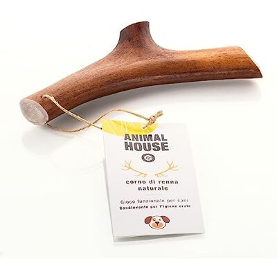 Animal House Rendiergewei voor honden 100% natuurlijk kauwmiddel versterkt de mondhygiëne robuust en duurzaam verkrijgbaar in alle maten (M) Animal House Rendiergewei voor honden 100% natuurlijk kauwmiddel versterkt de mondhygiëne robuust en duurzaam verkrijgbaar in alle maten (M)