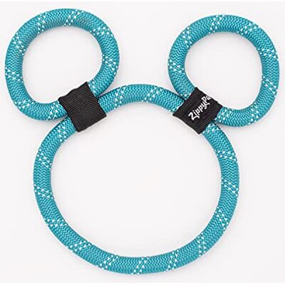 ZippyPaws ZippyRope Kauwspeeltje in de vorm van een konijn voor honden, duurzaam replay, perfect om te spelen en te kauwen ZippyPaws ZippyRope Kauwspeeltje in de vorm van een konijn voor honden, duurzaam replay, perfect om te spelen en te kauwen