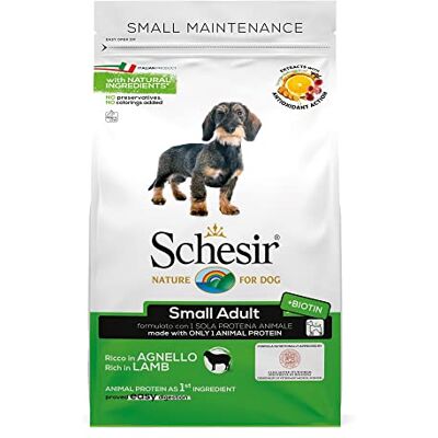 Schesir , Small Adult, Droogvoer Voor Kleine Honden, Compleet En Gebalanceerd, Rijk Aan Lam, Met Toegevoegde Vitaminen, Cruelty-Free, 2Kg Schesir , Small Adult, Droogvoer Voor Kleine Honden, Compleet En Gebalanceerd, Rijk Aan Lam, Met Toegevoegde Vitaminen, Cruelty-Free, 2Kg
