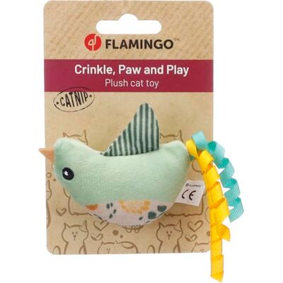 Flamingo SPEELGOED GRALI VOGEL GROEN 16x6,5x2,5CM Flamingo SPEELGOED GRALI VOGEL GROEN 16x6,5x2,5CM