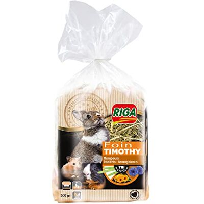 Riga Premium Timothy hooi Met ongehaaste bloemen Aanvullend voer voor knaagdieren Weidebloem, Korenbloem en Goudsbloem Ideaal voor tandslijtage 500 g Riga Premium Timothy hooi Met ongehaaste bloemen Aanvullend voer voor knaagdieren Weidebloem, Korenbloem en Goudsbloem Ideaal voor tandslijtage 500 g