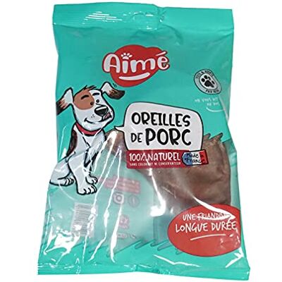 Aime Honden Snacks - Varkensoortjes - Kauwen - 100% Natuurlijk Aime Honden Snacks - Varkensoortjes - Kauwen - 100% Natuurlijk