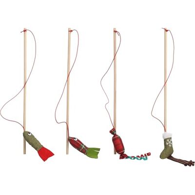 Flamingo KERSTSPEL Colton kattenhengel assortiment display 53 cm Flamingo KERSTSPEL Colton kattenhengel assortiment display 53 cm