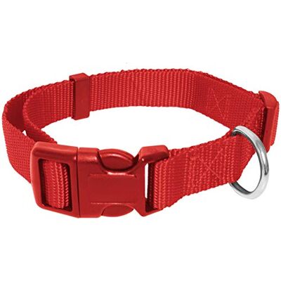 BOBY - Clássico - Rood - 41-60 cm x 2.5 cm - Hondenhalsband BOBY - Clássico - Rood - 41-60 cm x 2.5 cm - Hondenhalsband