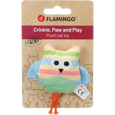 Flamingo SPEELGOED BUZZ UIL MEERDERE KLEUREN 8x8,5x2,5CM Flamingo SPEELGOED BUZZ UIL MEERDERE KLEUREN 8x8,5x2,5CM