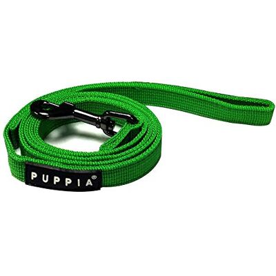 Puppia Nylon Lead Zachte Halsband, Klein, Groen Puppia Nylon Lead Zachte Halsband, Klein, Groen