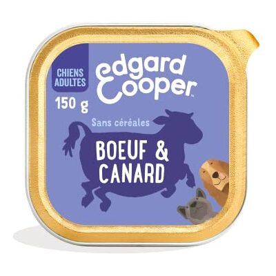 Edgard & Cooper Patée Box voor volwassen honden, zonder granen, natuurlijk voer, 150 g, rundvlees en eend, vers, gezonde voeding, smakelijke en evenwichtige eiwitten van hoge kwaliteit Edgard & Cooper Patée Box voor volwassen honden, zonder granen, natuurlijk voer, 150 g, rundvlees en eend, vers, gezonde voeding, smakelijke en evenwichtige eiwitten van hoge kwaliteit