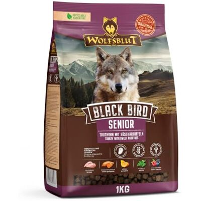 Wolfsblut Black Bird Senior Turkije met zoete aardappelen, 1kg Wolfsblut Black Bird Senior Turkije met zoete aardappelen, 1kg
