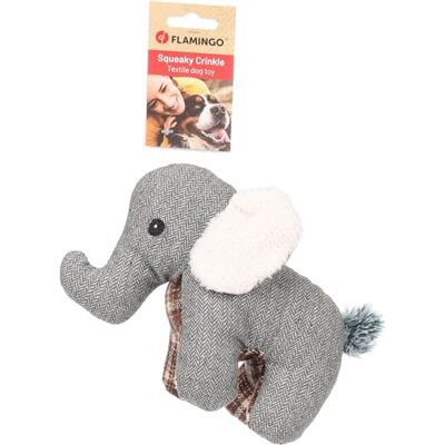 Flamingo Hondenspeelgoed "Britta Olifant Grijs" Ideaal voor Labrador, Beagle, Franse Bulldog en Jack Russell, robuust en interactief Flamingo Hondenspeelgoed "Britta Olifant Grijs" Ideaal voor Labrador, Beagle, Franse Bulldog en Jack Russell, robuust en interactief