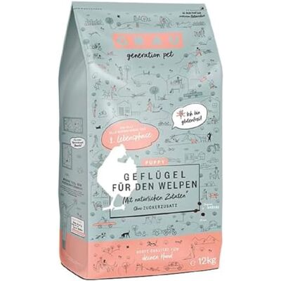 Grau het origineel Droogvoer voor honden Puppy Gevogelte, 1 verpakking (1 x 12 kg), glutenvrij, voor je puppy Grau het origineel Droogvoer voor honden Puppy Gevogelte, 1 verpakking (1 x 12 kg), glutenvrij, voor je puppy