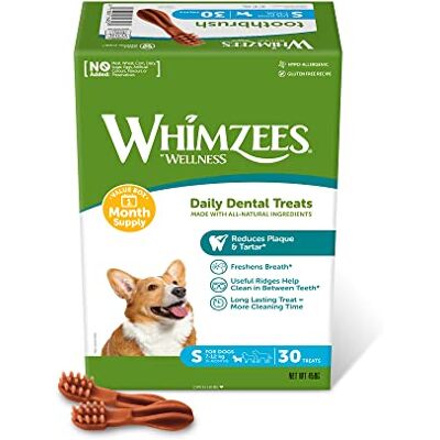 Whimzees by Wellness Maandelijkse Tandenborsteldoos - S voor Kleine Honden Whimzees by Wellness Maandelijkse Tandenborsteldoos - S voor Kleine Honden