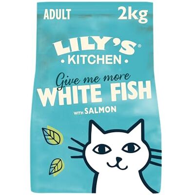 Lily's Kitchen Cat Fisherman's Feast Witte Vis met Zalm droogvoeder 2 kg Lily's Kitchen Cat Fisherman's Feast Witte Vis met Zalm droogvoeder 2 kg