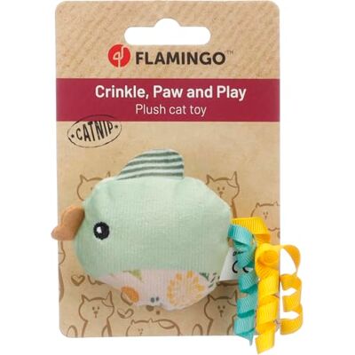 Flamingo SPEELGOED GRALI VIS GROEN 15x7x8CM Flamingo SPEELGOED GRALI VIS GROEN 15x7x8CM