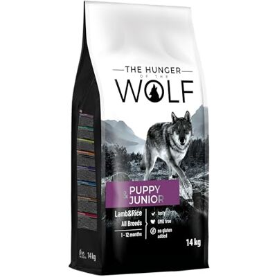 The Hunger of The Wolf Lam Rijst Puppy Junior - Droog hondenvoer The Hunger of The Wolf Lam Rijst Puppy Junior - Droog hondenvoer