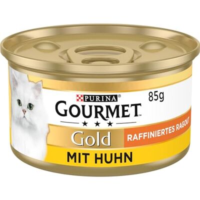 Gourmet Gold Hartig Torentje Kattenvoer Natvoer met Kip 12x85g (12 blikjes; 102kg) Gourmet Gold Hartig Torentje Kattenvoer Natvoer met Kip 12x85g (12 blikjes; 102kg)
