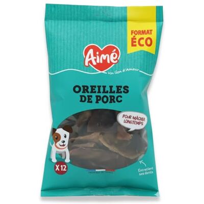 Aimé - Varkensoren voor Honden en Kittens X12 - 100% Natuurlijke Hond Voeding & Traktaties Aimé - Varkensoren voor Honden en Kittens X12 - 100% Natuurlijke Hond Voeding & Traktaties
