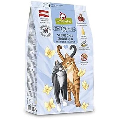 GranataPet - DeliCatessen Zeewaar & Garnalen - Glutenvrij - Volledige Maaltijd - Droog Kattenvoer GranataPet - DeliCatessen Zeewaar & Garnalen - Glutenvrij - Volledige Maaltijd - Droog Kattenvoer