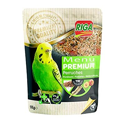 Riga Premium menu voor Perkieten Mix van zaden, granen en plantaardige eiwitten Tri-Nutrition concept Helpt bij een optimale darmwerking 1 kg Riga Premium menu voor Perkieten Mix van zaden, granen en plantaardige eiwitten Tri-Nutrition concept Helpt bij een optimale darmwerking 1 kg