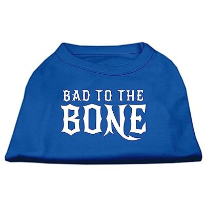Mirage Pet Products Mirage Bad To The Bone Dog Shirt, Medium, Blauw Mirage Pet Products Mirage Bad To The Bone Dog Shirt, Medium, Blauw
