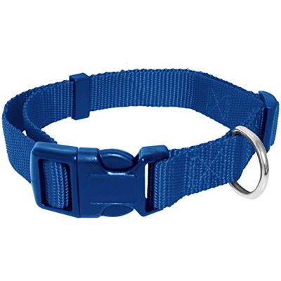 BOBY - Clássico - Blauw - 41-60 x 2.5 cm - Dog Collar BOBY - Clássico - Blauw - 41-60 x 2.5 cm - Dog Collar