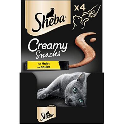 Sheba Zak Romige Snacks Met Kip 11 X 4 X 12G Sheba Zak Romige Snacks Met Kip 11 X 4 X 12G