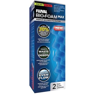 -Fluval 206/207 - 306/307 Bio-Foam Max (2 Pack) -Fluval 206/207 - 306/307 Bio-Foam Max (2 Pack)