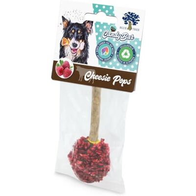 BLUE TREE Cheesie Pops Framboos 45 g BLUE TREE Cheesie Pops Framboos 45 g