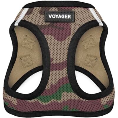 Best Pet Supplies Voyager Step-in Air Hondentuig Instapharnas van mesh voor alle weersomstandigheden voor kleine en middelgrote honden van harnas (leger/zwarte trim), XXX-Small Best Pet Supplies Voyager Step-in Air Hondentuig Instapharnas van mesh voor alle weersomstandigheden voor kleine en middelgrote honden van harnas (leger/zwarte trim), XXX-Small