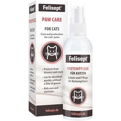 Felisept Pootverzorging voor Katten 75g Pootverzorgingscrème voor zachte en beschermde poten onder alle weersomstandigheden Snel geabsorbeerd, zonder vettige film Felisept Pootverzorging voor Katten 75g Pootverzorgingscrème voor zachte en beschermde poten onder alle weersomstandigheden Snel geabsorbeerd, zonder vettige film