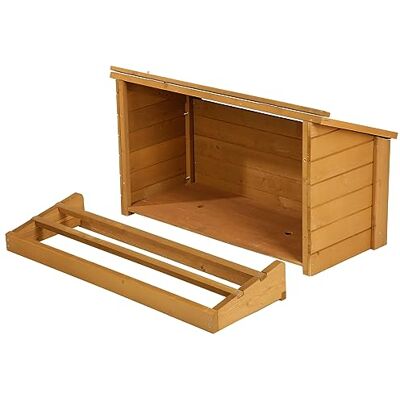 Kerbl Hobbyfarming Kerbl 82808 Nestkast voor Kippen, 85 x 37 x 48 cm, van Hout, Bruin Kerbl Hobbyfarming Kerbl 82808 Nestkast voor Kippen, 85 x 37 x 48 cm, van Hout, Bruin