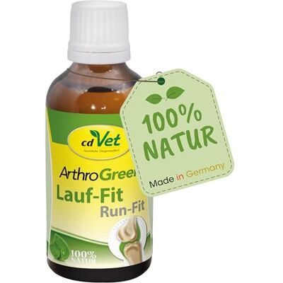 cdVet Natuurproducten ArthroGreen Running Fit 100 ml voedingssupplement ter ondersteuning van de gewrichten voor paard, hond en kat met kruiden cdVet Natuurproducten ArthroGreen Running Fit 100 ml voedingssupplement ter ondersteuning van de gewrichten voor paard, hond en kat met kruiden