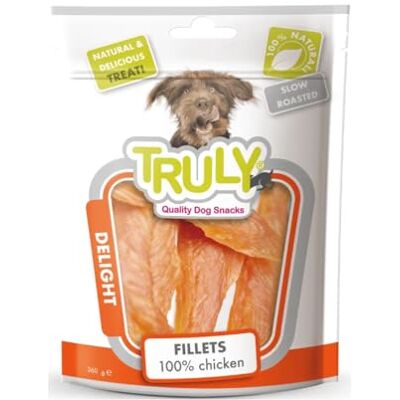 TRULY Hondensnacks, kippenfilet, per stuk verpakt (1 x 360 g) TRULY Hondensnacks, kippenfilet, per stuk verpakt (1 x 360 g)