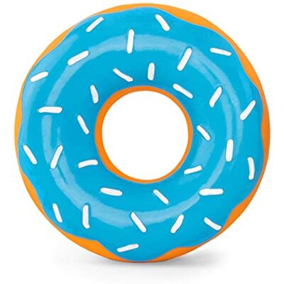 ZippyPaws Latex Donutz Blueberry, Duurzaam hondenkauwspeeltje, Latex Donut Design, Perfect voor kleine en middelgrote honden, Blueberry geurend speelgoed ZippyPaws Latex Donutz Blueberry, Duurzaam hondenkauwspeeltje, Latex Donut Design, Perfect voor kleine en middelgrote honden, Blueberry geurend speelgoed