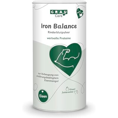 Grau – Iron Balance, 1‑pack (1 × 600 g), aanvullend diervoeder voor honden en katten Grau – Iron Balance, 1‑pack (1 × 600 g), aanvullend diervoeder voor honden en katten